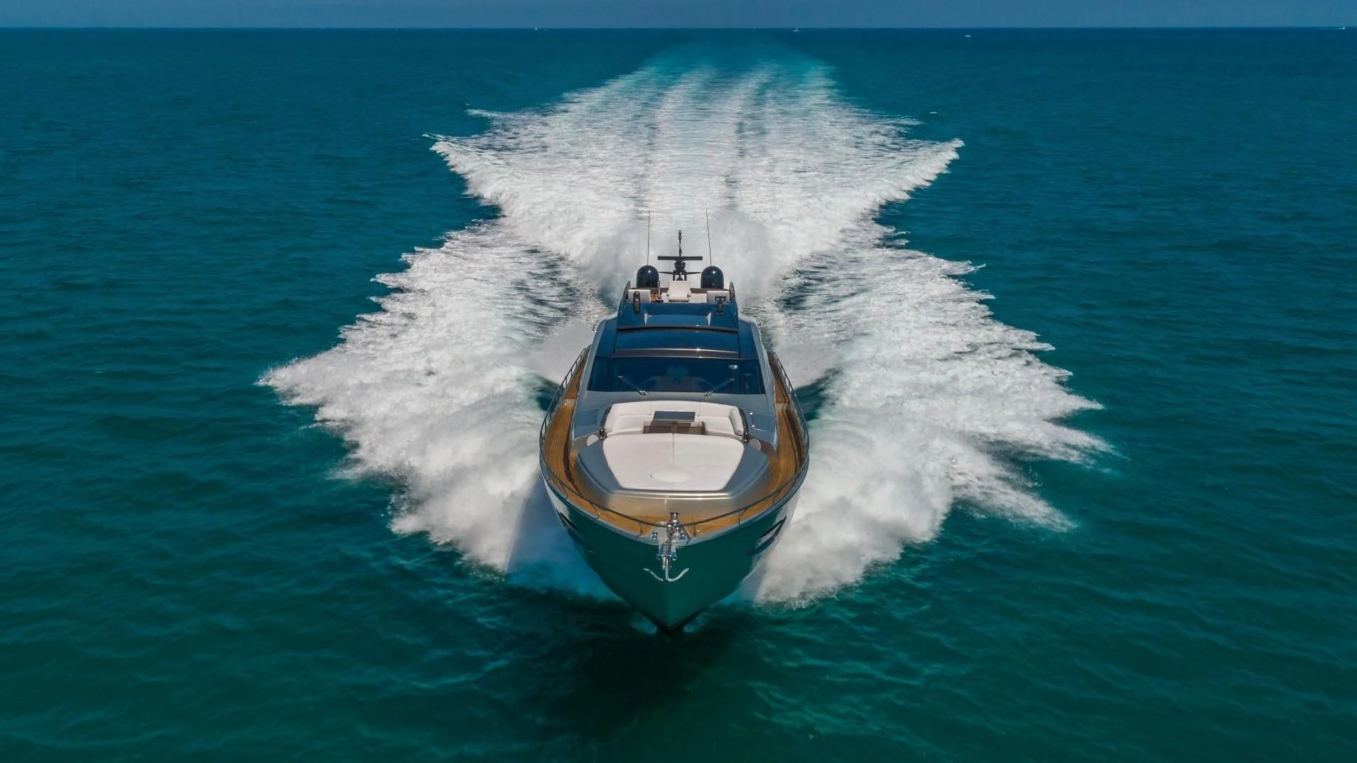 a boat on the water aboard VIXEN Yacht for Sale