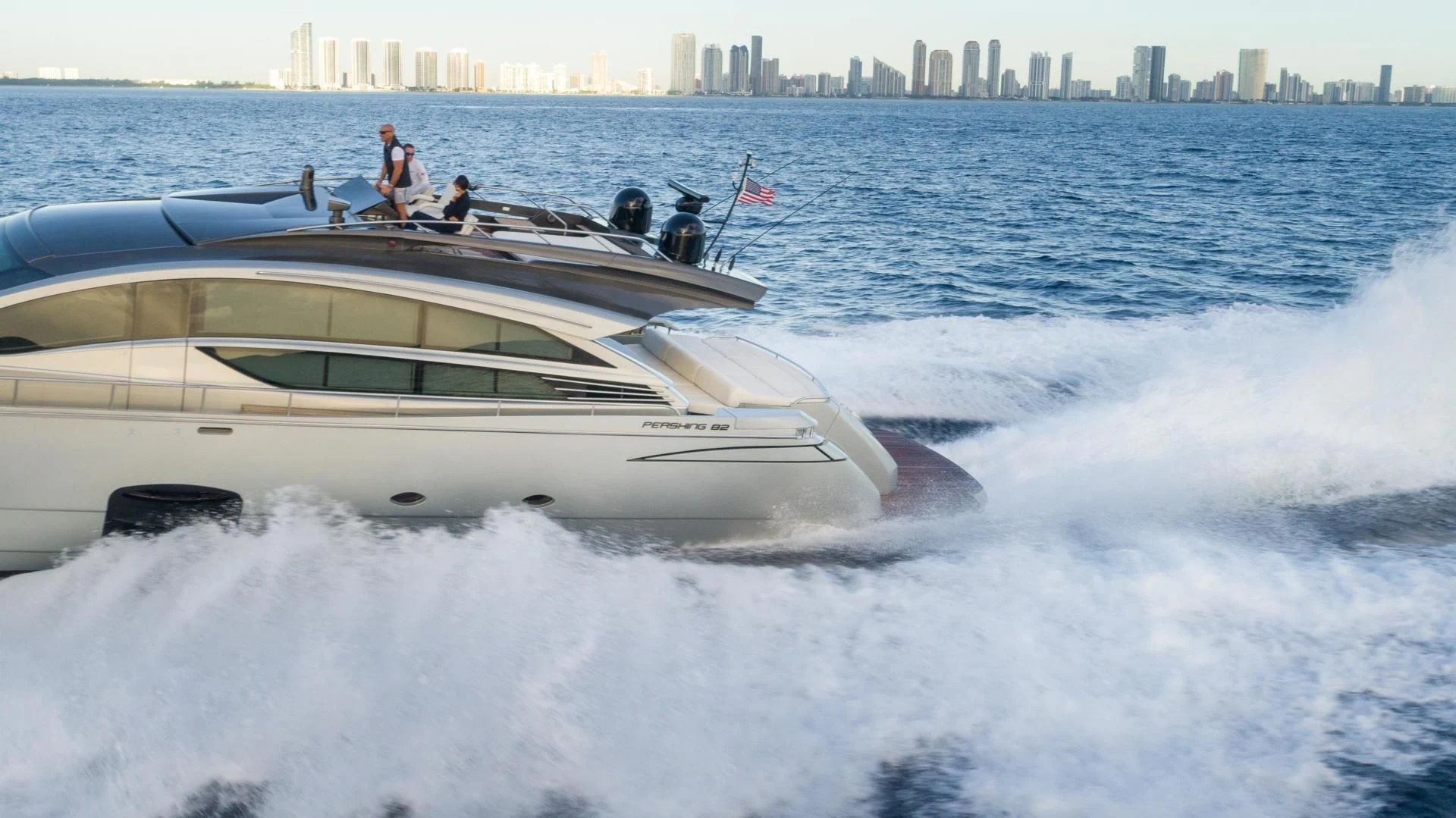 a boat on the water aboard VIXEN Yacht for Sale
