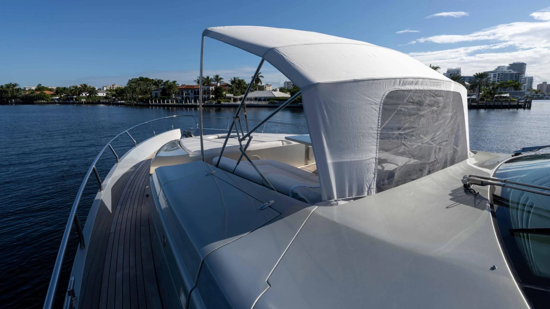 a boat on the water aboard VIXEN Yacht for Sale