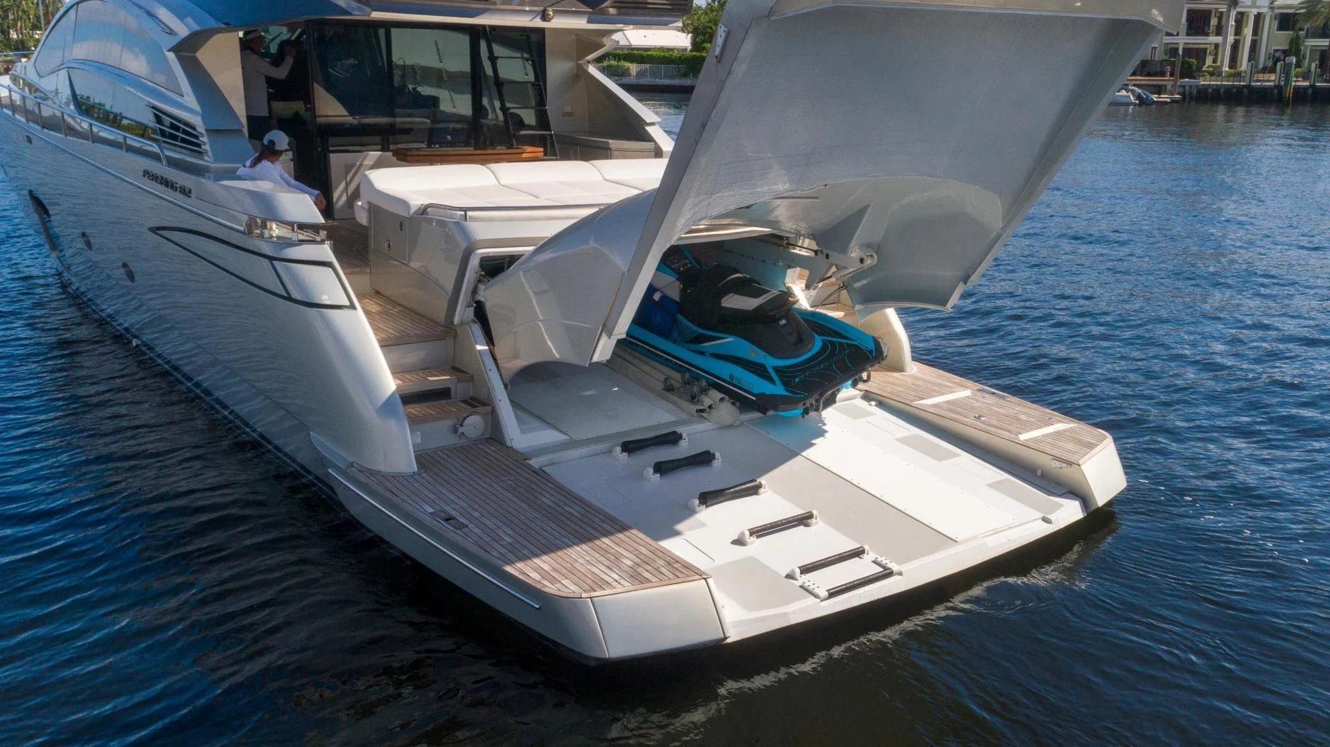 a boat on the water aboard VIXEN Yacht for Sale