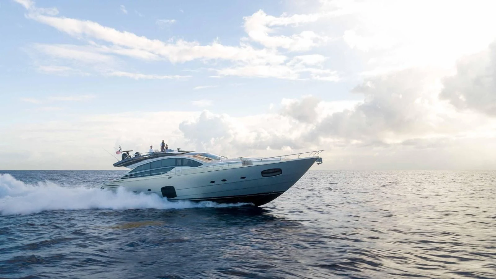 a boat on the water aboard VIXEN Yacht for Sale