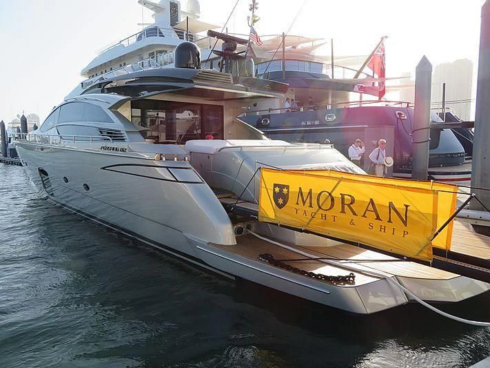 a boat on the water aboard VIXEN Yacht for Sale