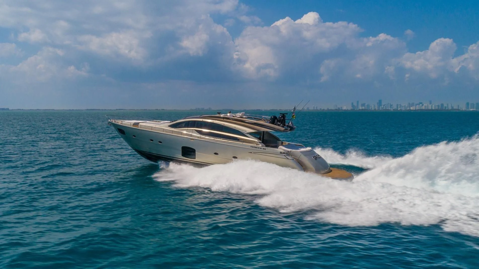 a boat on the water aboard VIXEN Yacht for Sale