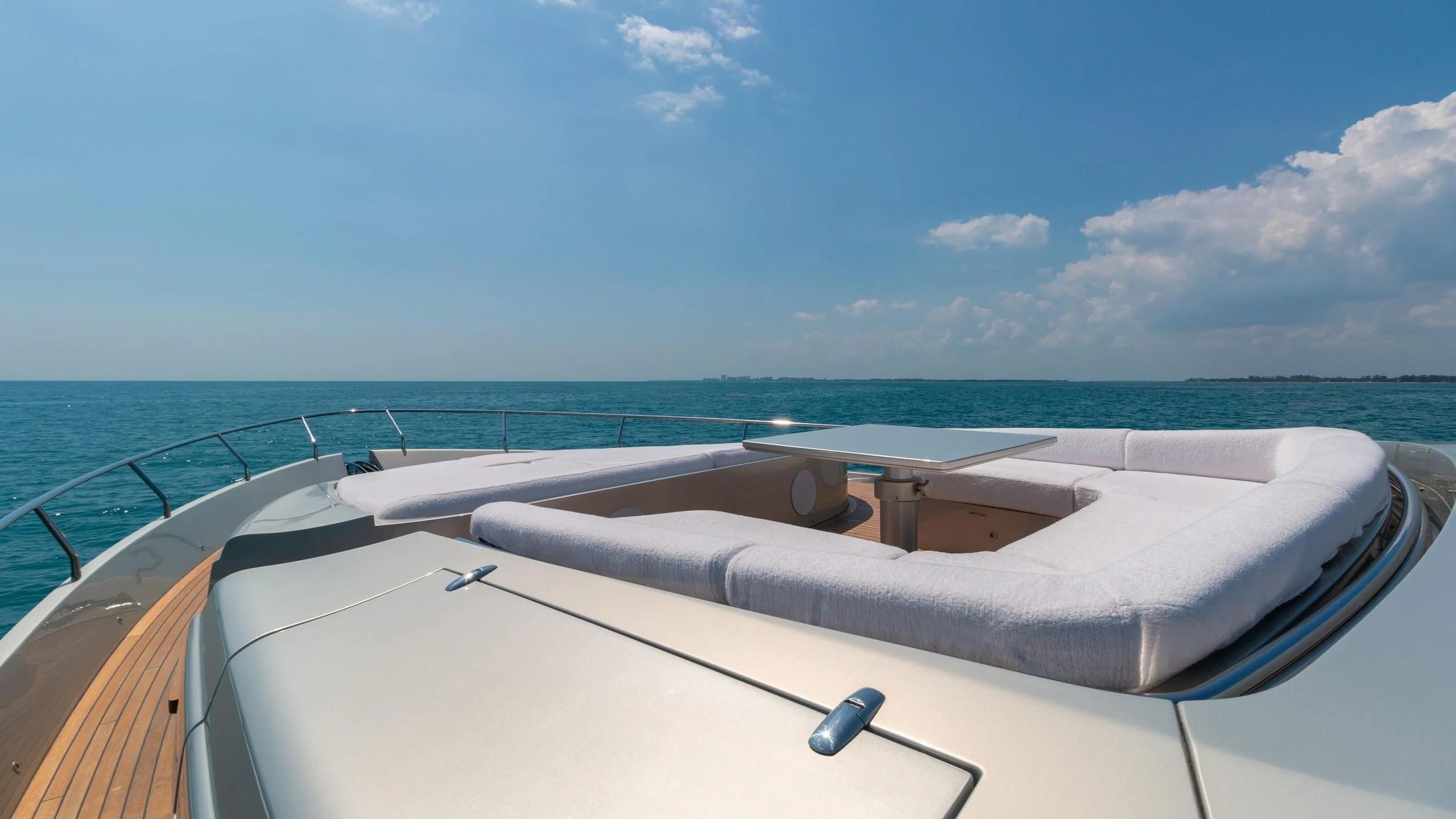 a boat on the water aboard VIXEN Yacht for Sale