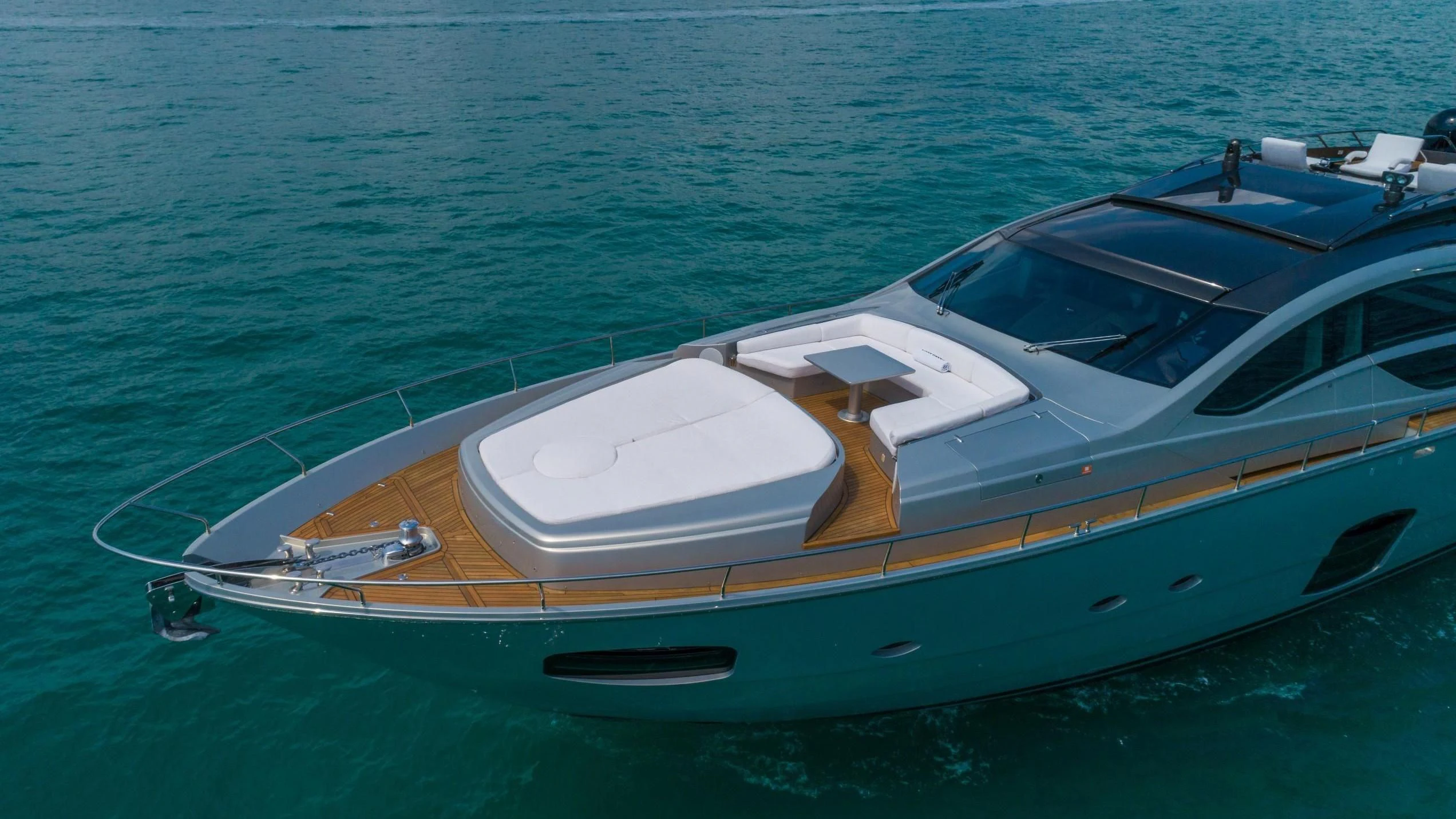 a boat on the water aboard VIXEN Yacht for Sale
