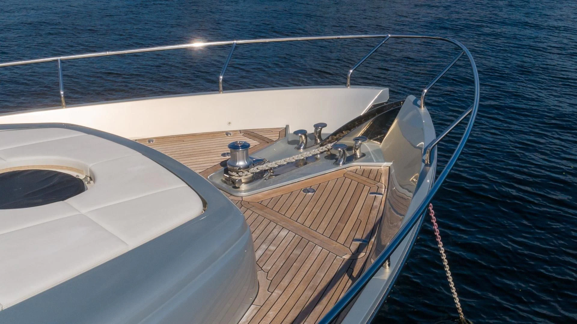 a boat on the water aboard VIXEN Yacht for Sale
