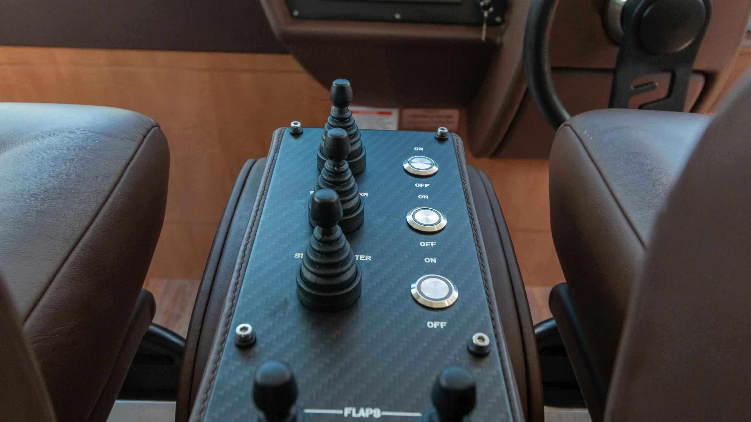 a blue piece of luggage aboard VIXEN Yacht for Sale