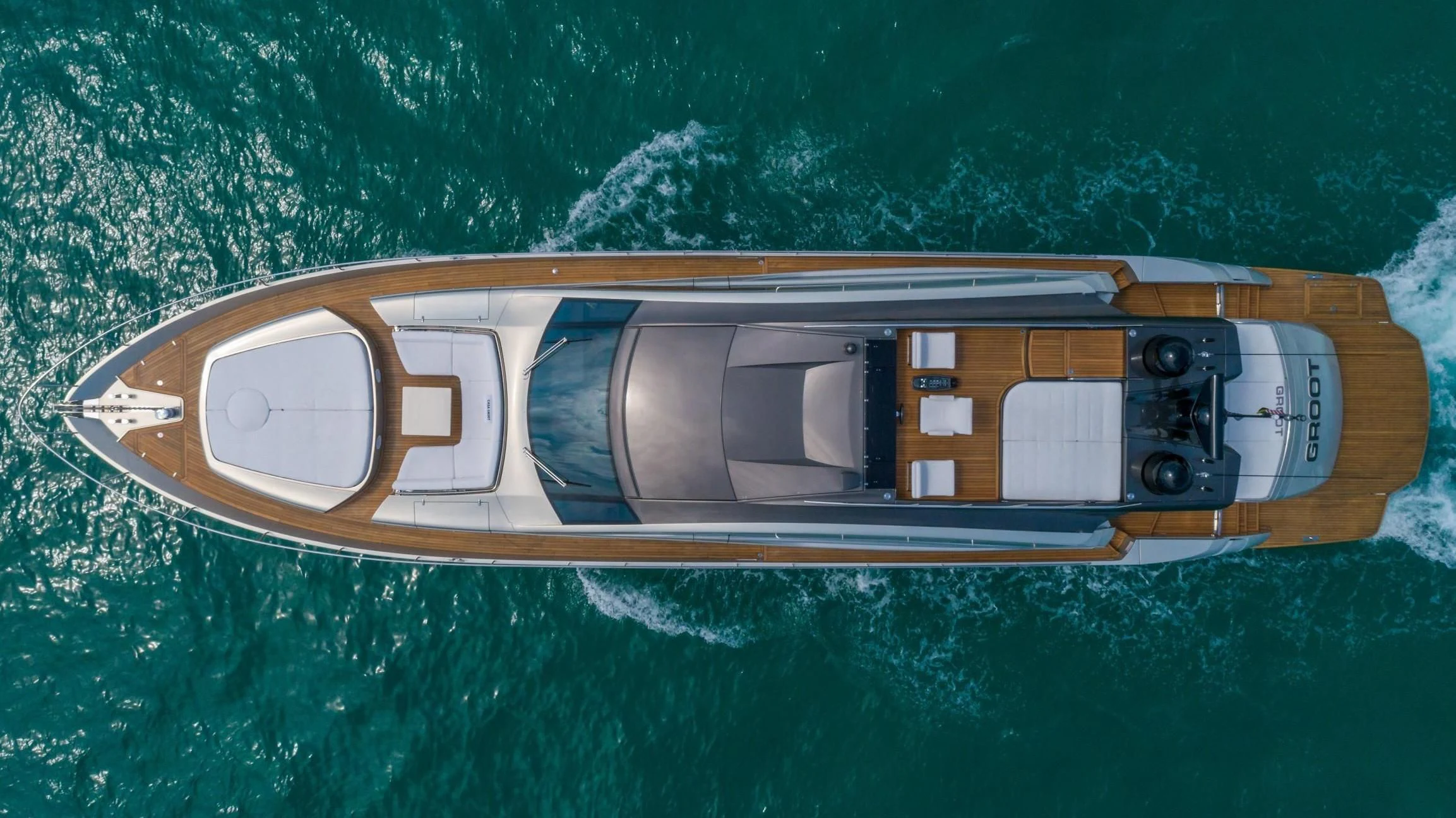 a boat on the water aboard VIXEN Yacht for Sale