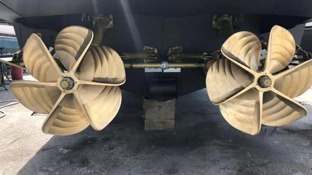 a couple of wooden model airplanes aboard VIXEN Yacht for Sale