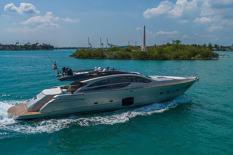 a boat on the water aboard VIXEN Yacht for Sale