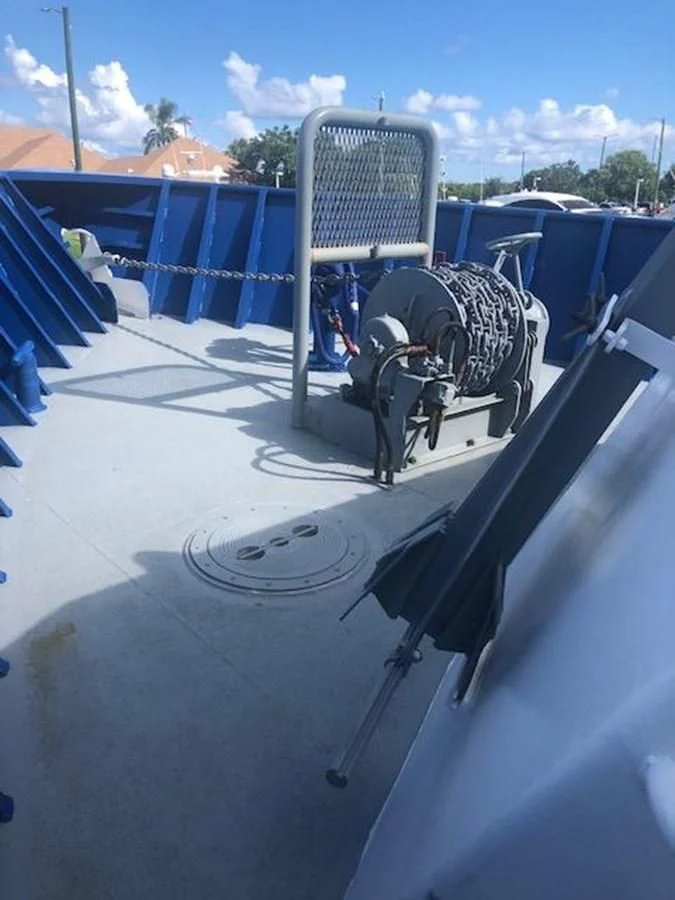 a metal object on a roof aboard OCEANUS V Yacht for Sale