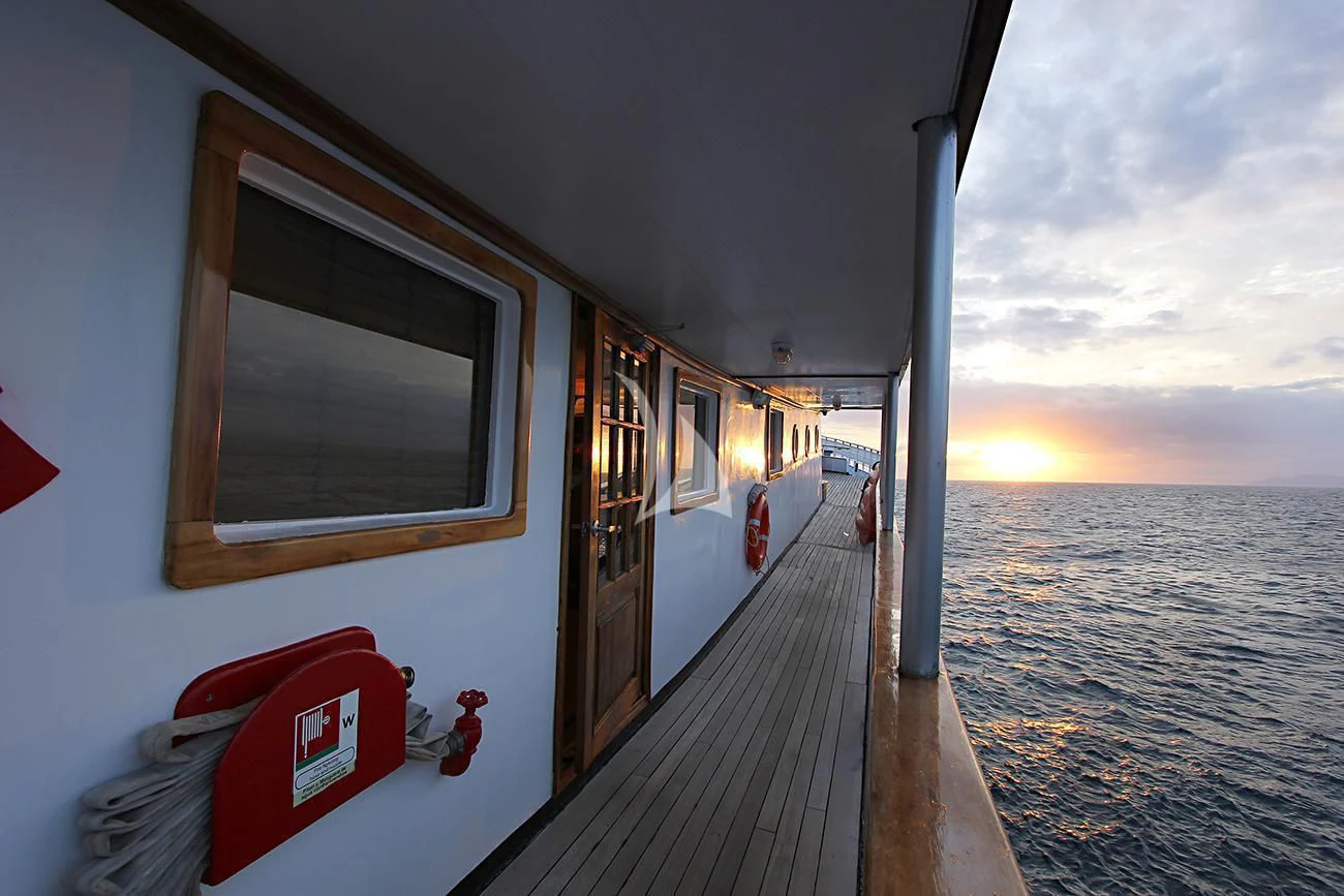 a boat on the water aboard EVOLUTION Yacht for Sale
