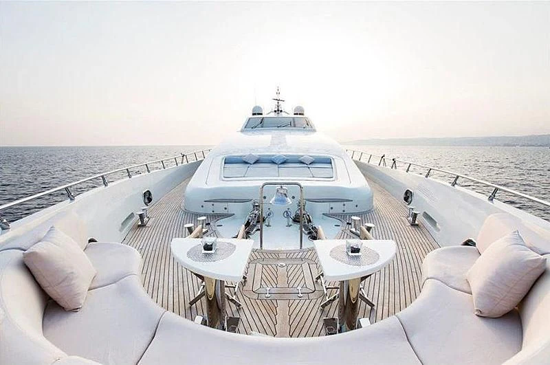 a boat on a body of water aboard LIBERDADE Yacht for Sale