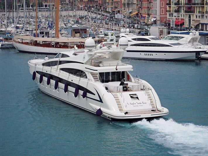 a group of boats in the water aboard LIBERDADE Yacht for Sale