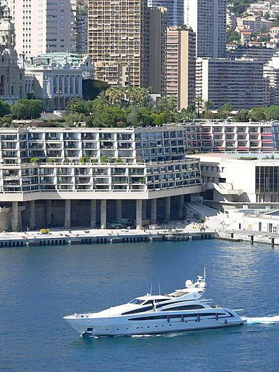 a boat in the water aboard LIBERDADE Yacht for Sale