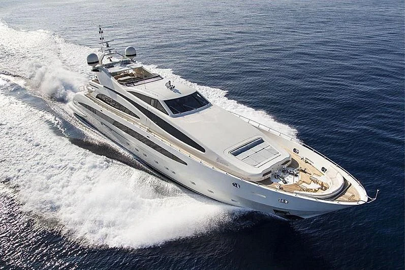 a ship on the water aboard LIBERDADE Yacht for Sale