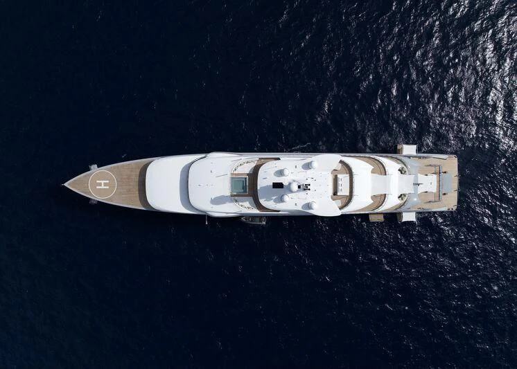 a silver and gold object aboard MOONRISE Yacht for Sale