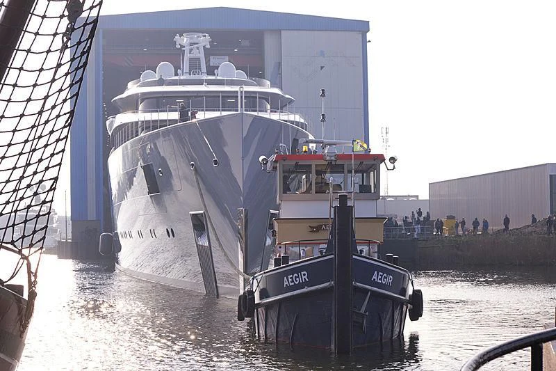 a boat on the water aboard MOONRISE Yacht for Sale