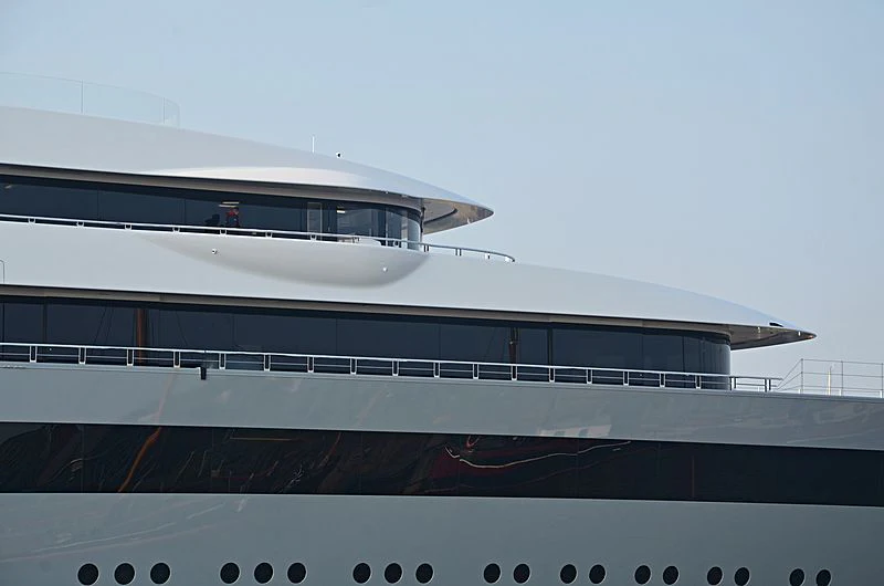 a large white building aboard MOONRISE Yacht for Sale