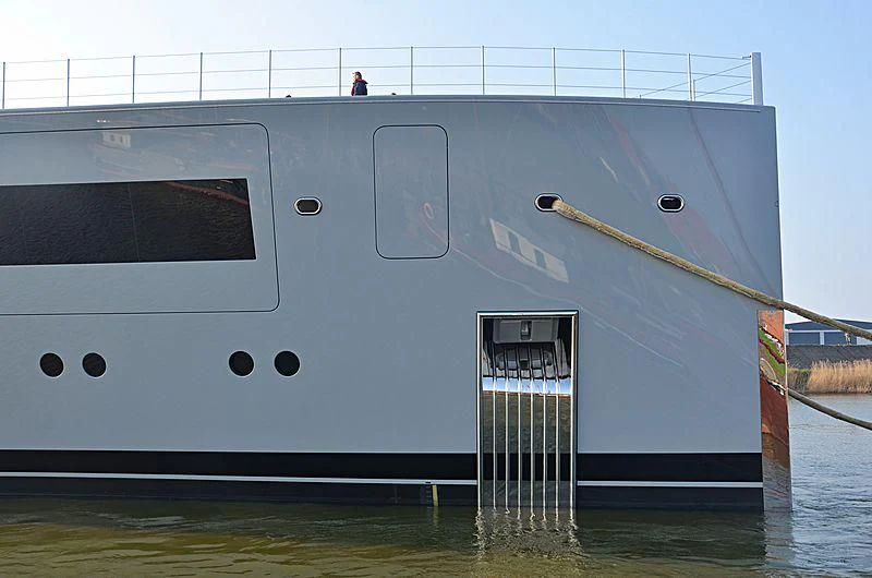 a boat in the water aboard MOONRISE Yacht for Sale