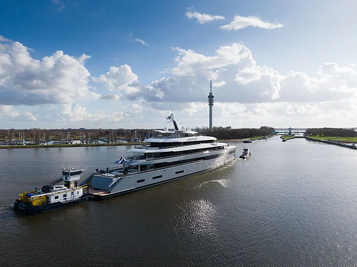 boats on the water aboard MOONRISE Yacht for Sale
