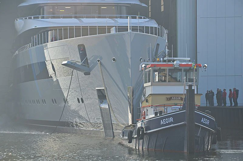 a boat on the water aboard MOONRISE Yacht for Sale