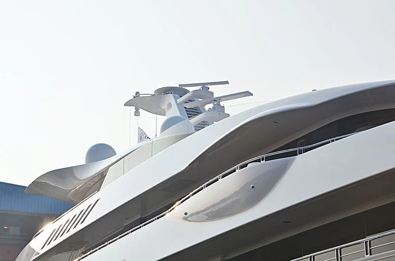 a plane with a propeller aboard MOONRISE Yacht for Sale