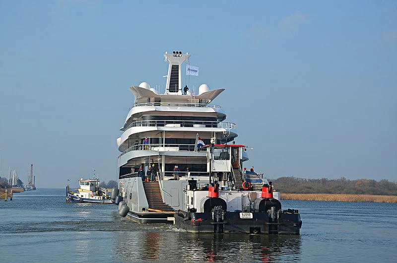 a boat on the water aboard MOONRISE Yacht for Sale