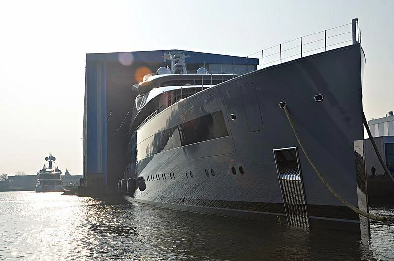 a boat on the water aboard MOONRISE Yacht for Sale