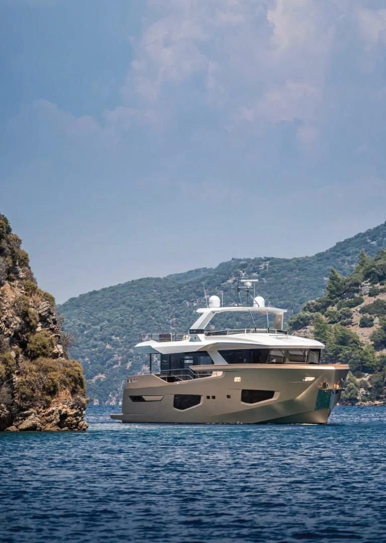 a boat on the water aboard NUMARINE 26XP/24 Yacht for Sale