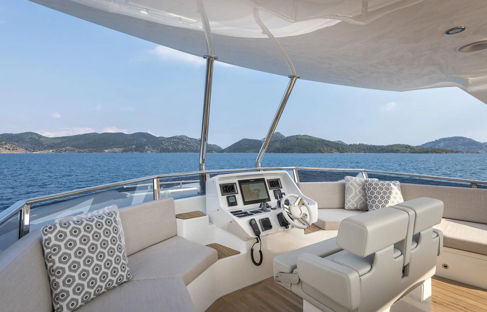 a boat on the water aboard NUMARINE 26XP/24 Yacht for Sale
