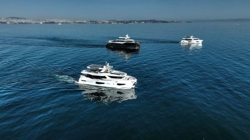 a group of boats in the water aboard NUMARINE 26XP/24 Yacht for Sale