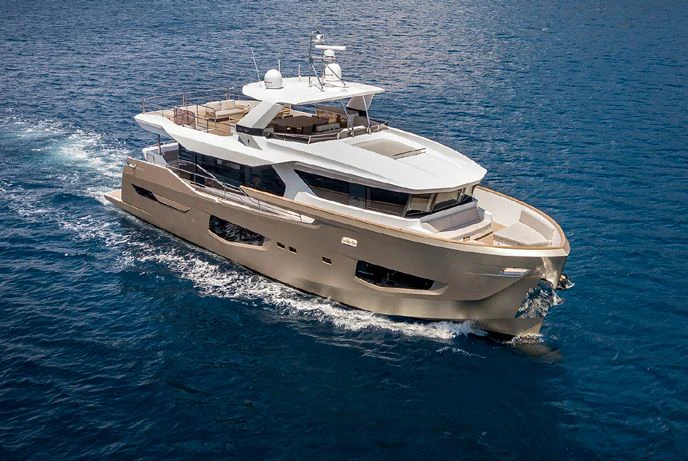 a boat on the water aboard NUMARINE 26XP/24 Yacht for Sale