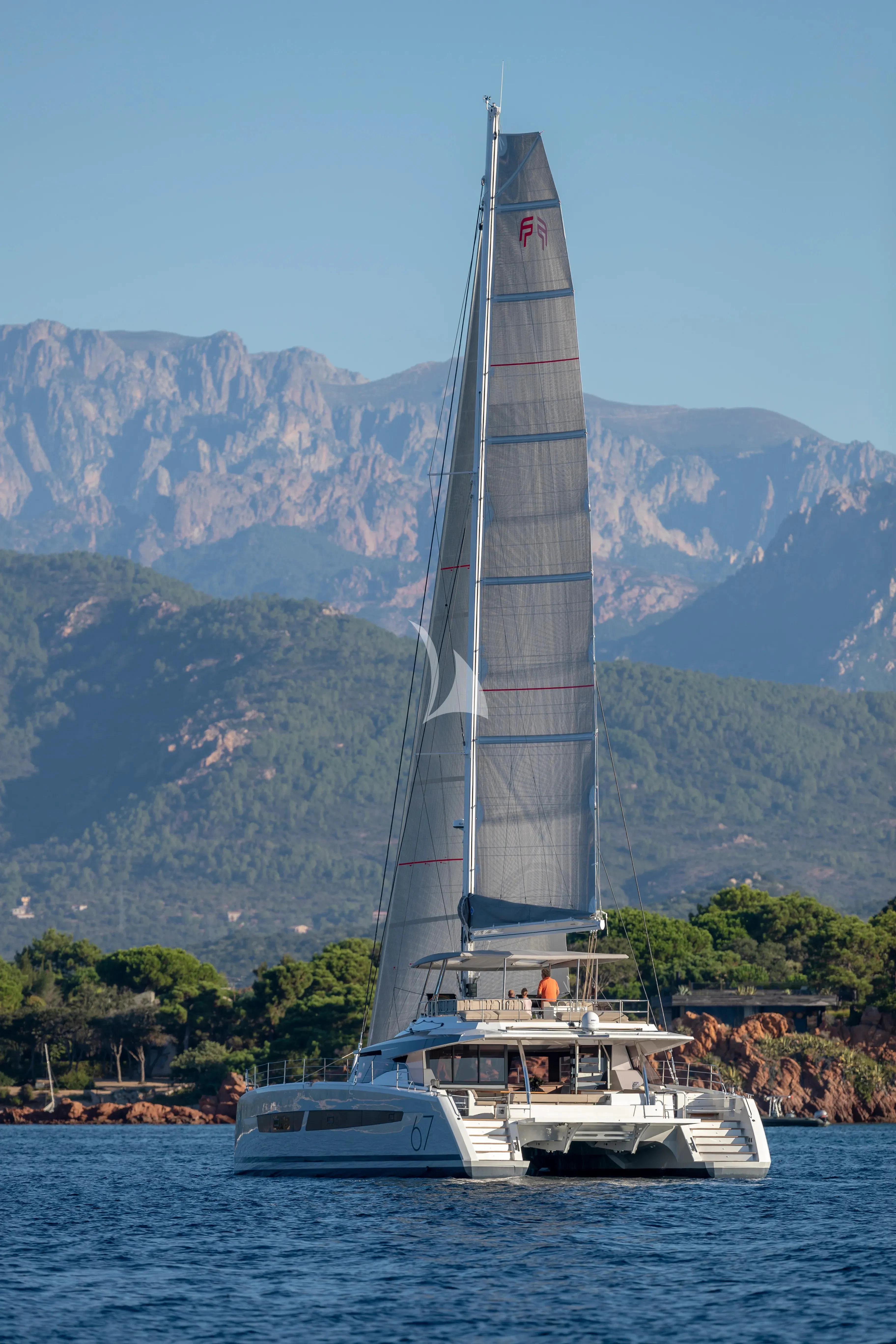 a sailboat on the water aboard STEPHANIE Yacht for Charter