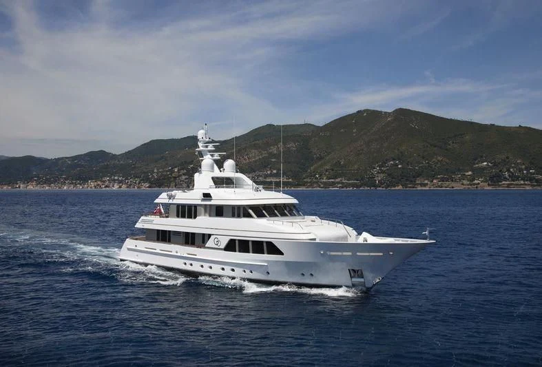 a boat on the water aboard GO Yacht for Sale