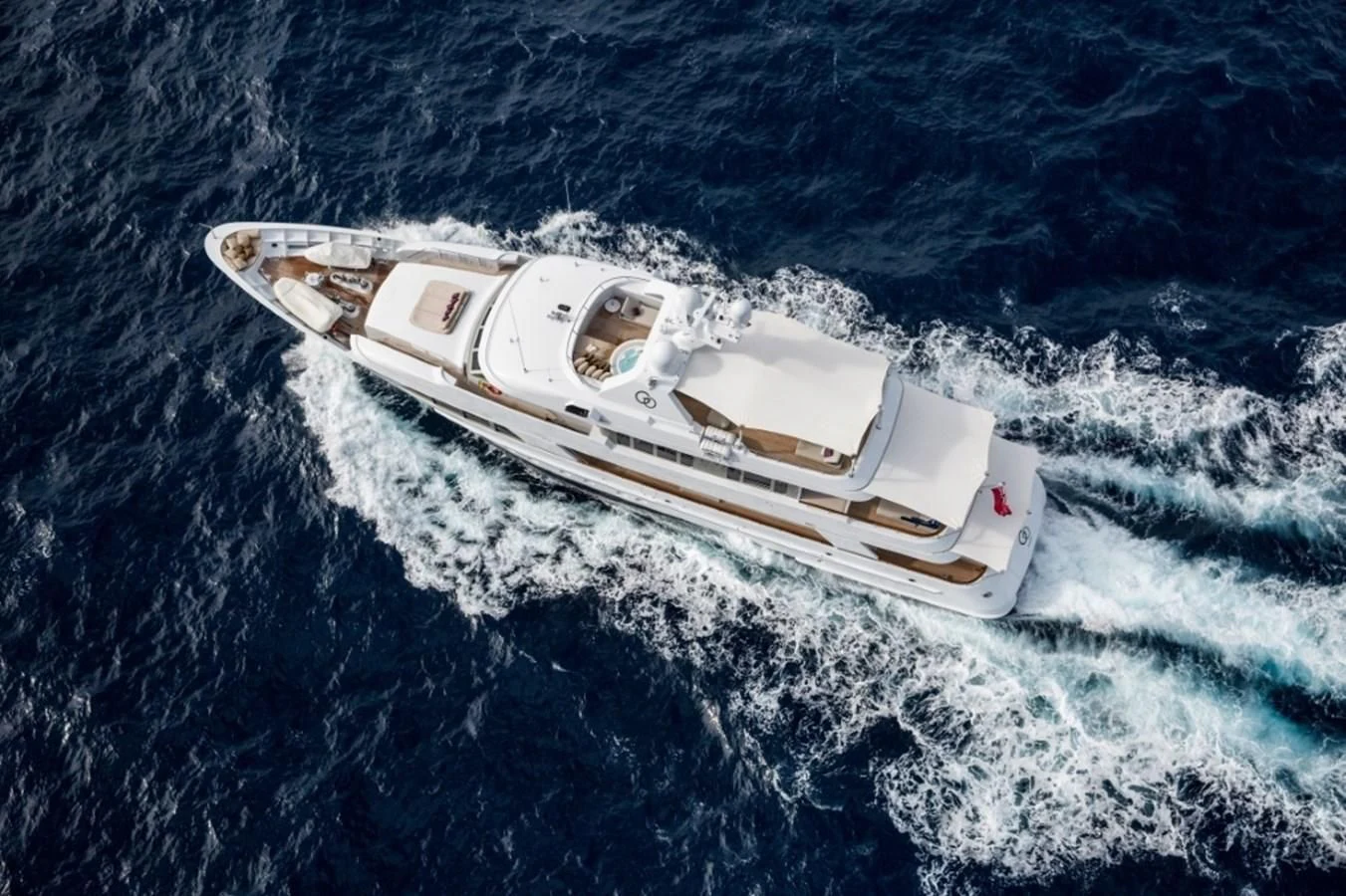a boat in the water aboard GO Yacht for Sale