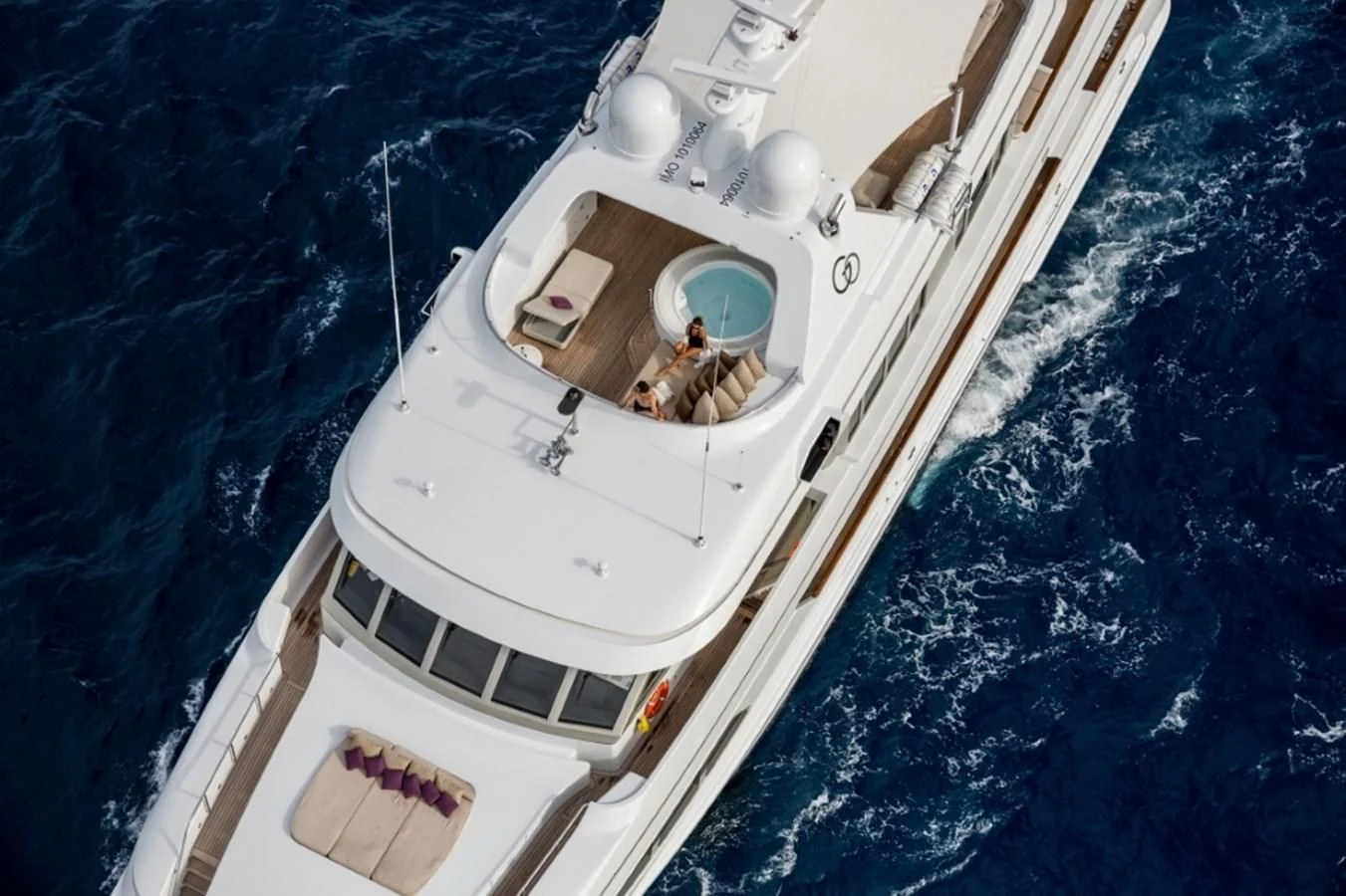 a boat in the water aboard GO Yacht for Sale