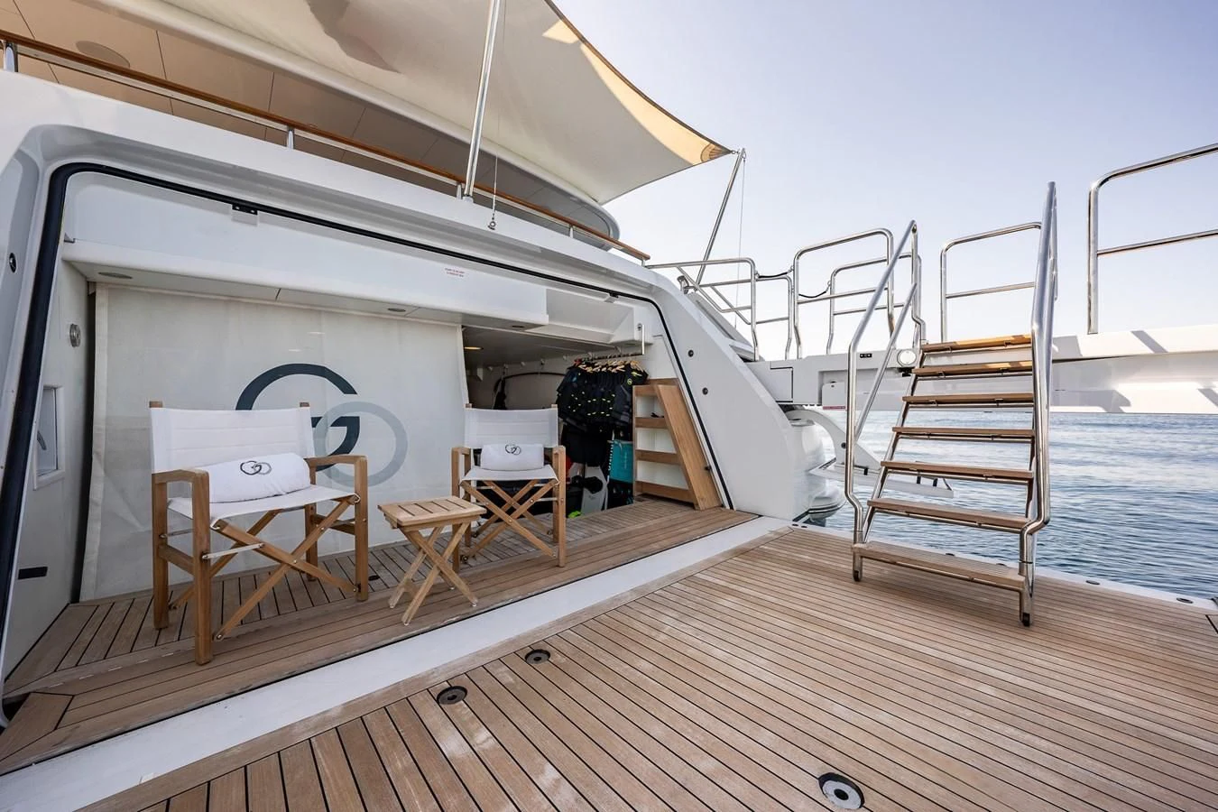 a boat on the water aboard GO Yacht for Sale
