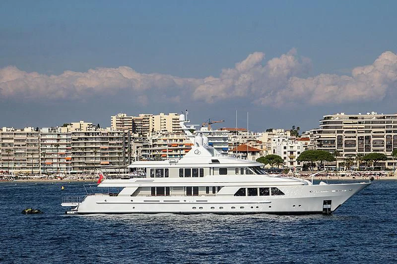 a boat on the water aboard GO Yacht for Sale