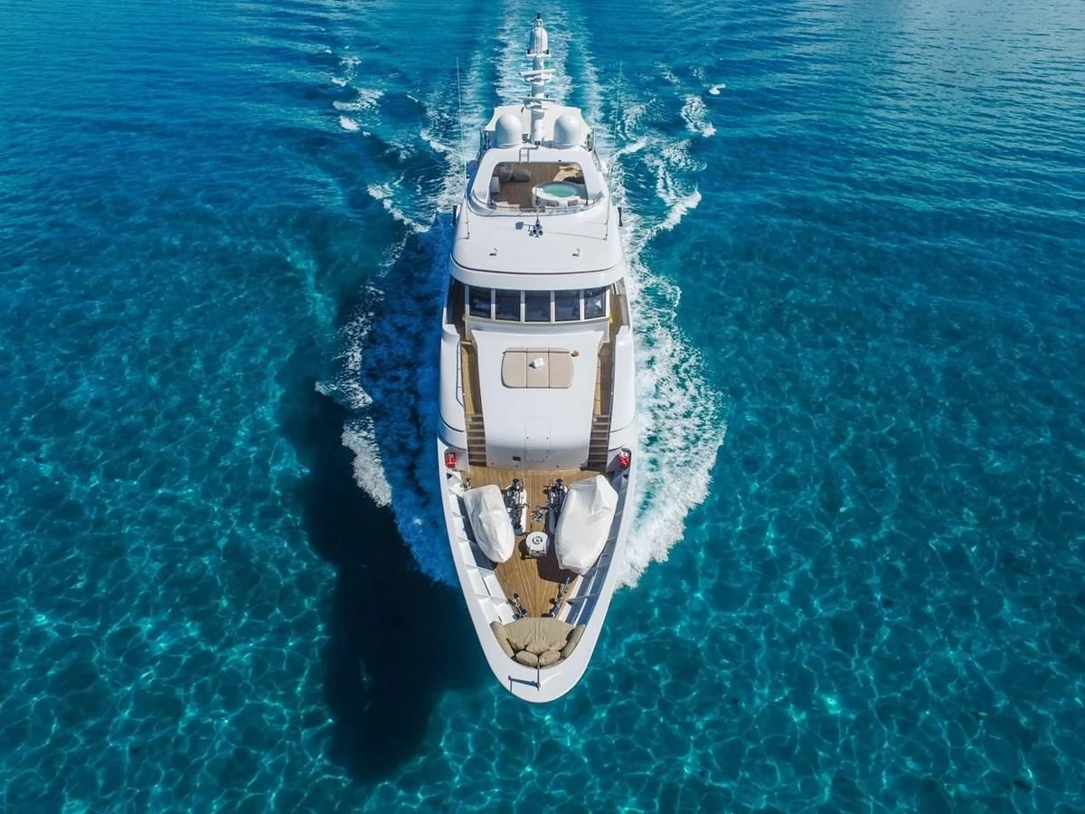 a boat on the water aboard GO Yacht for Sale