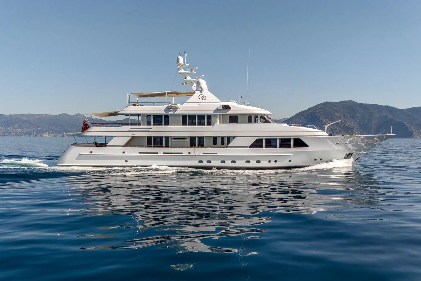 a boat in the water aboard GO Yacht for Sale