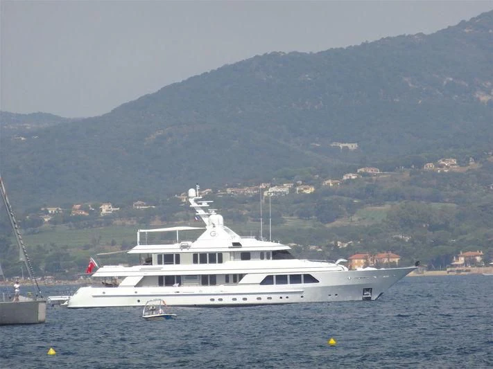 a boat in the water aboard GO Yacht for Sale