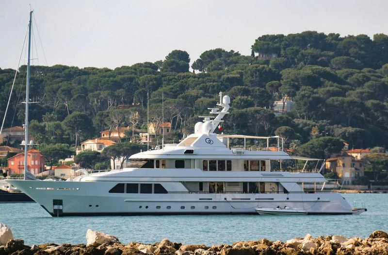 a boat on the water aboard GO Yacht for Sale