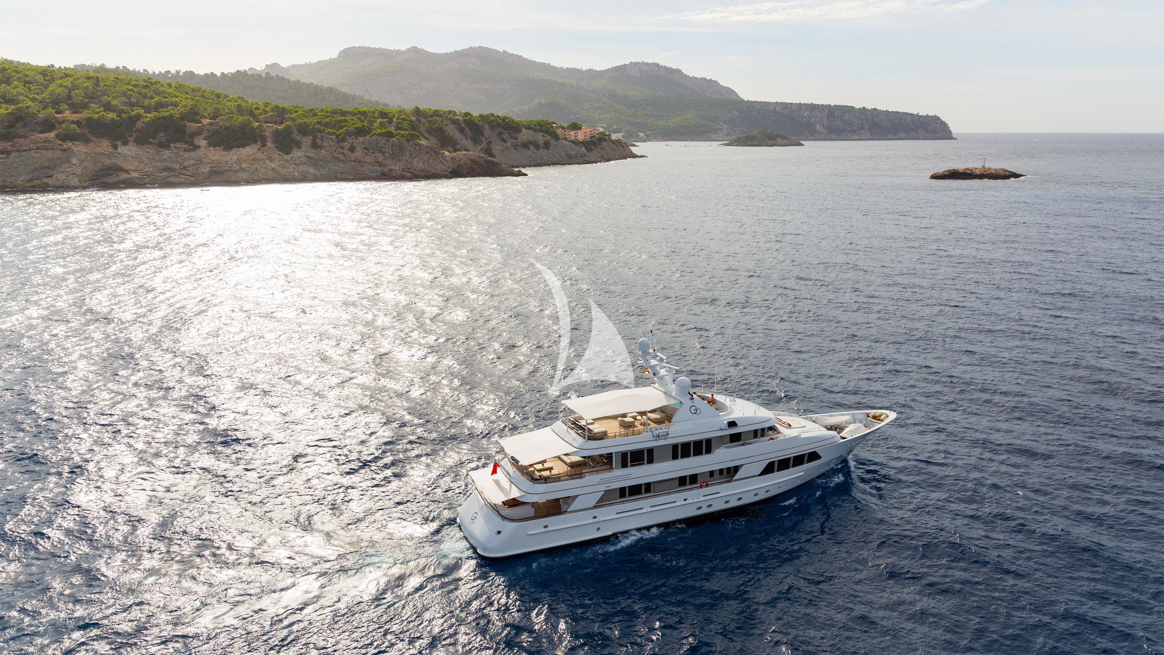 a boat on the water aboard GO Yacht for Sale