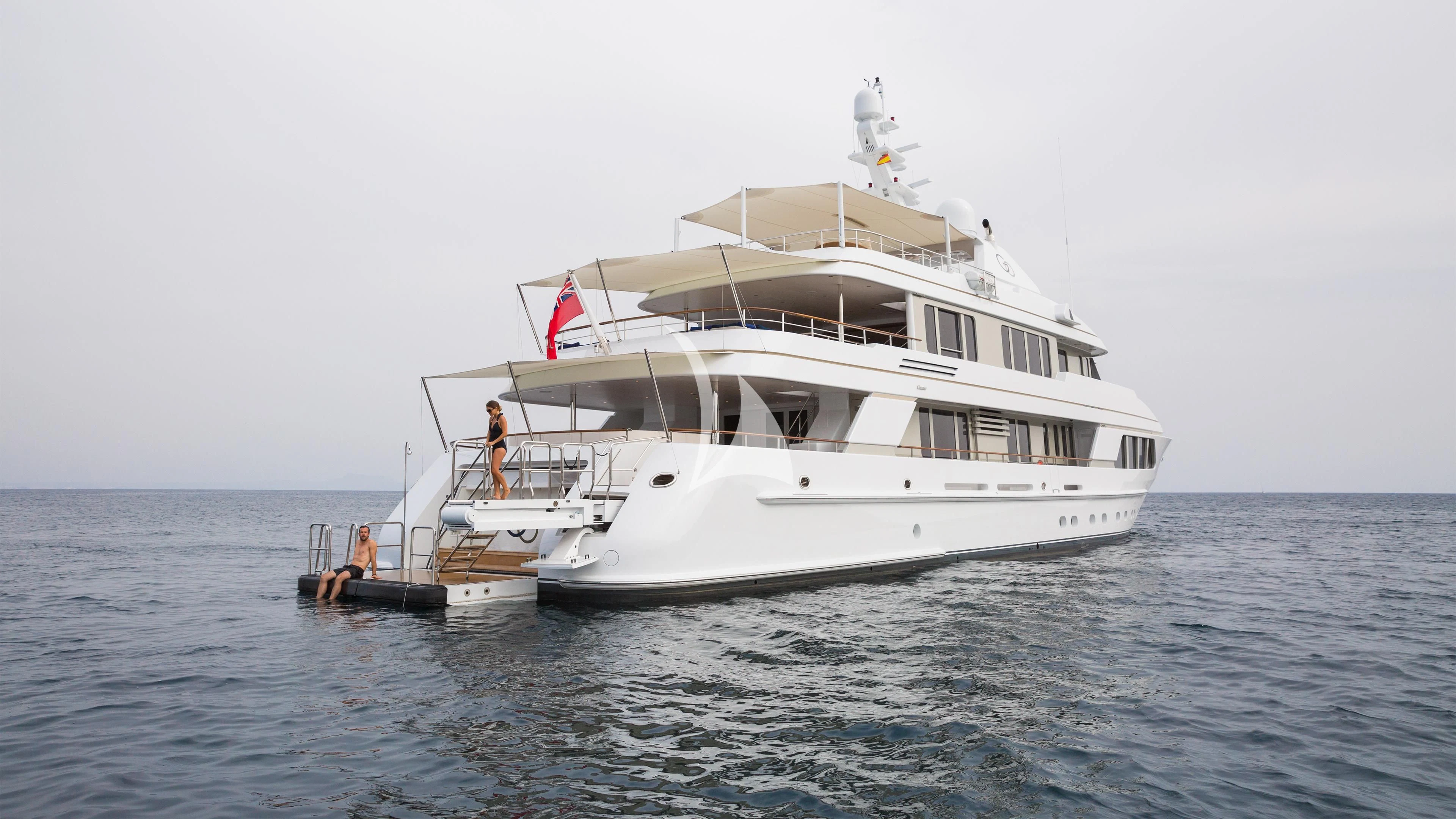 a boat in the water aboard GO Yacht for Sale
