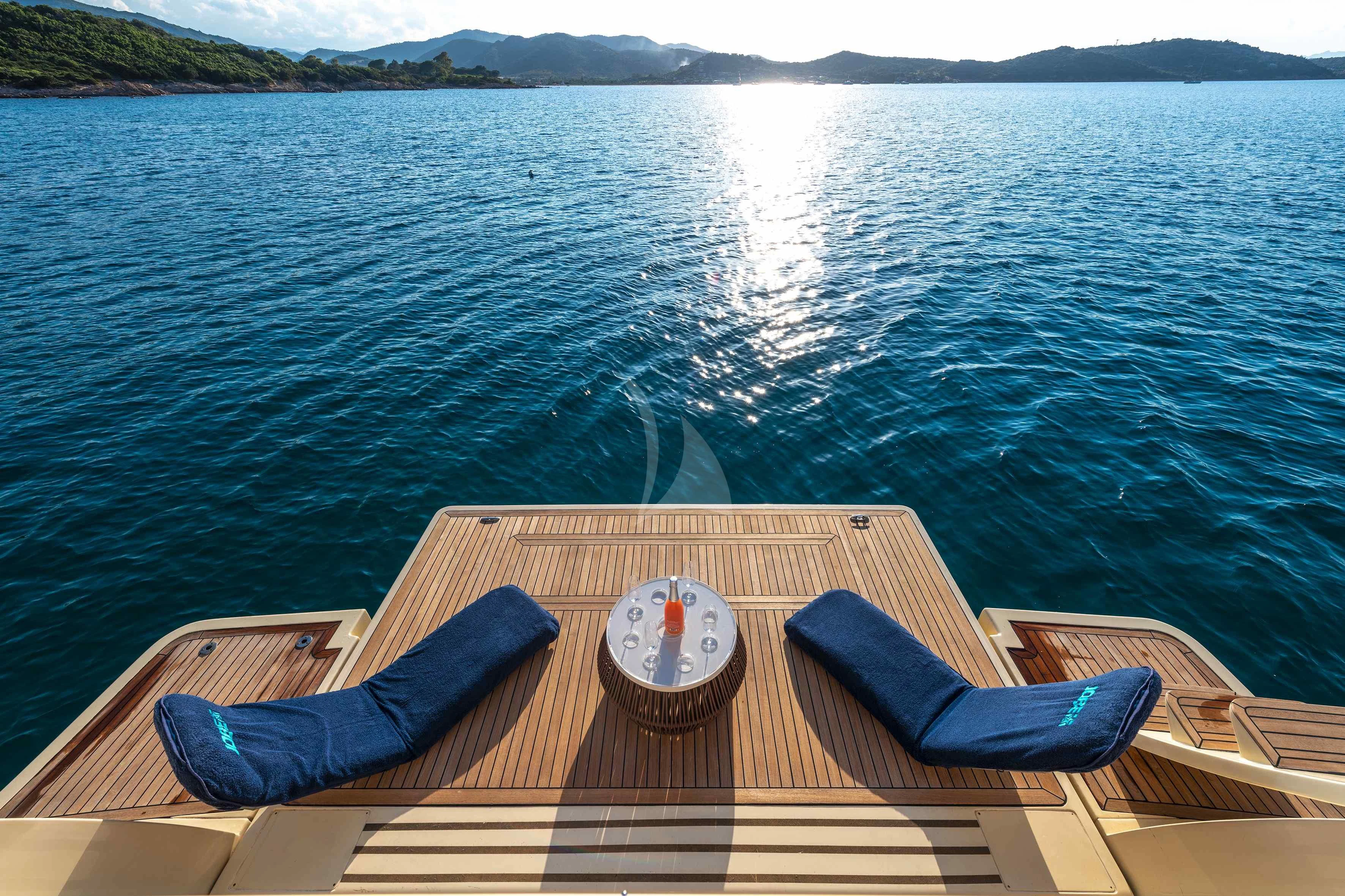 a boat with a watch on it aboard EOLIA Yacht for Sale