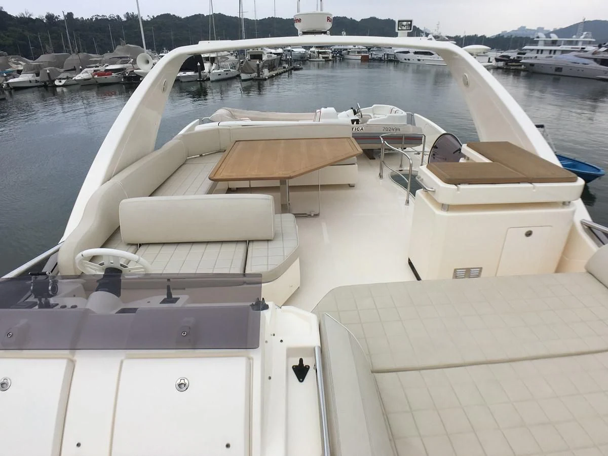 a boat on the water aboard AZIMUT 75 Yacht for Sale