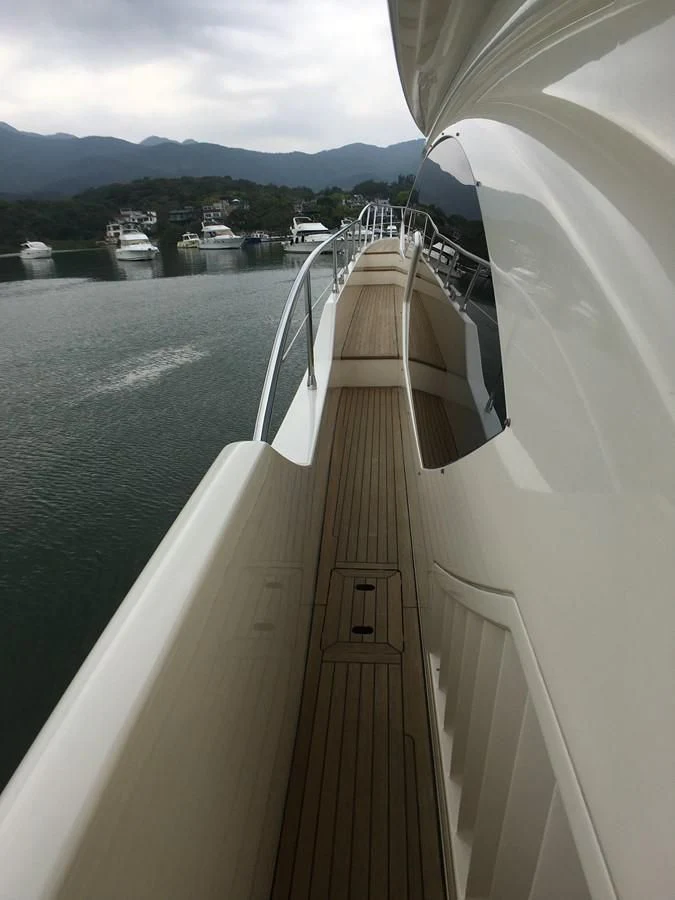 a boat on the water aboard AZIMUT 75 Yacht for Sale