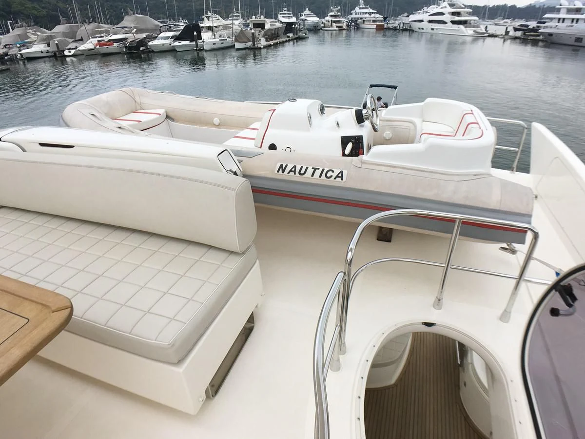 a boat in the water aboard AZIMUT 75 Yacht for Sale