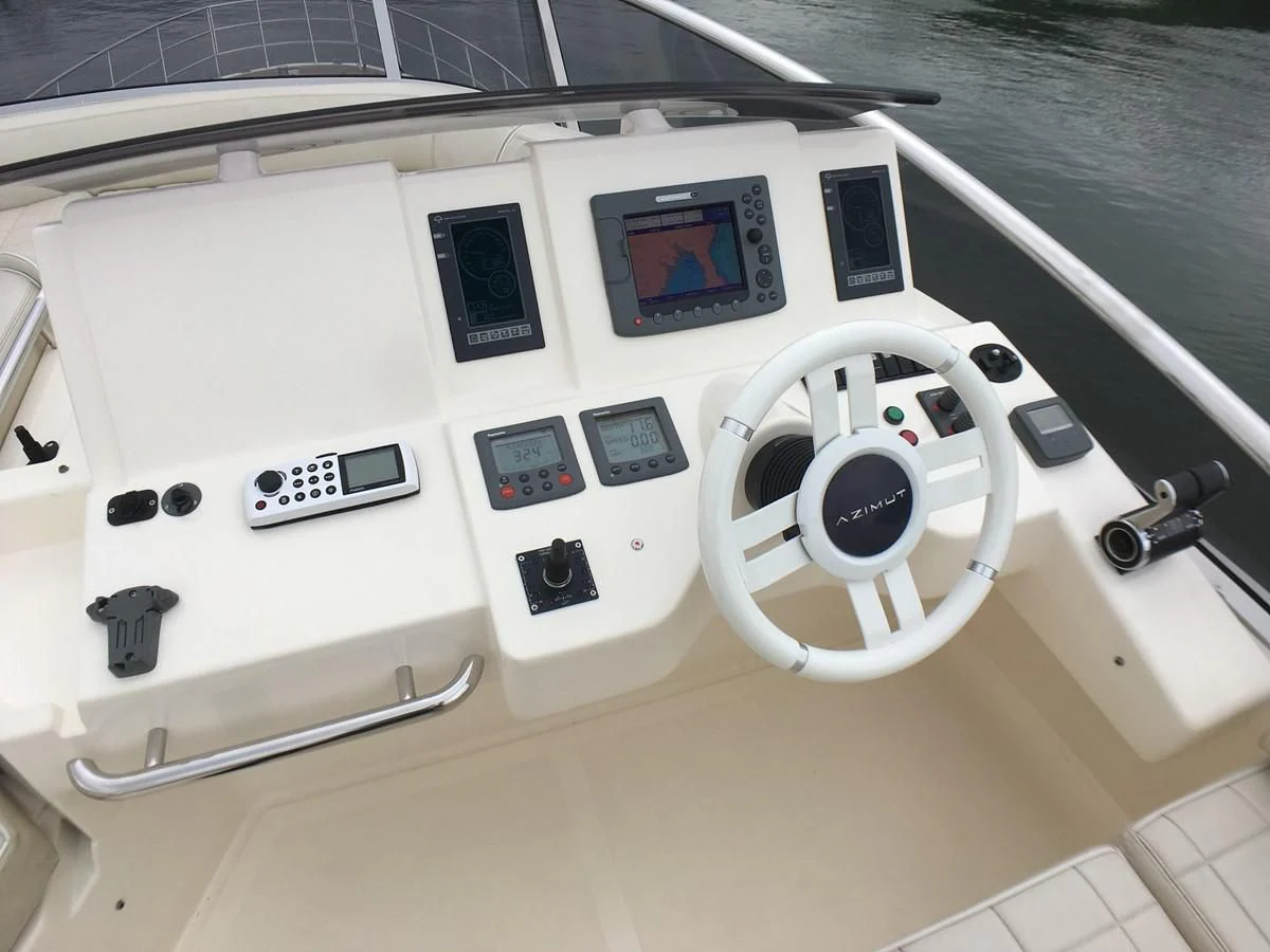 a white machine with buttons aboard AZIMUT 75 Yacht for Sale